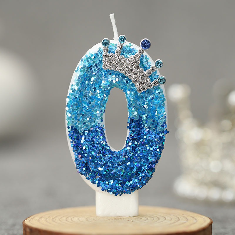 Creative Peacock Blue Crown Di - Candle For Supplies บทวิจารณ์และราคา