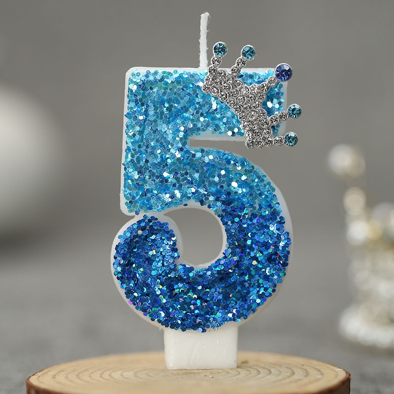 Creative Peacock Blue Crown Di - Candle For Supplies บทวิจารณ์และราคา