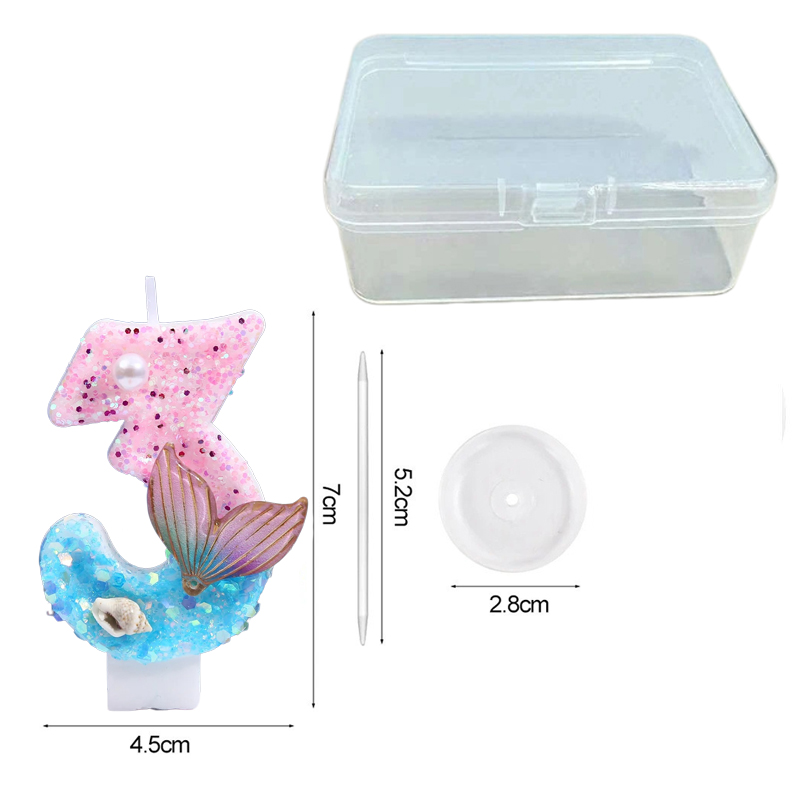 Gradient Blue Shell Pearl Crea - Candle For Supplies บทวิจารณ์และราคา