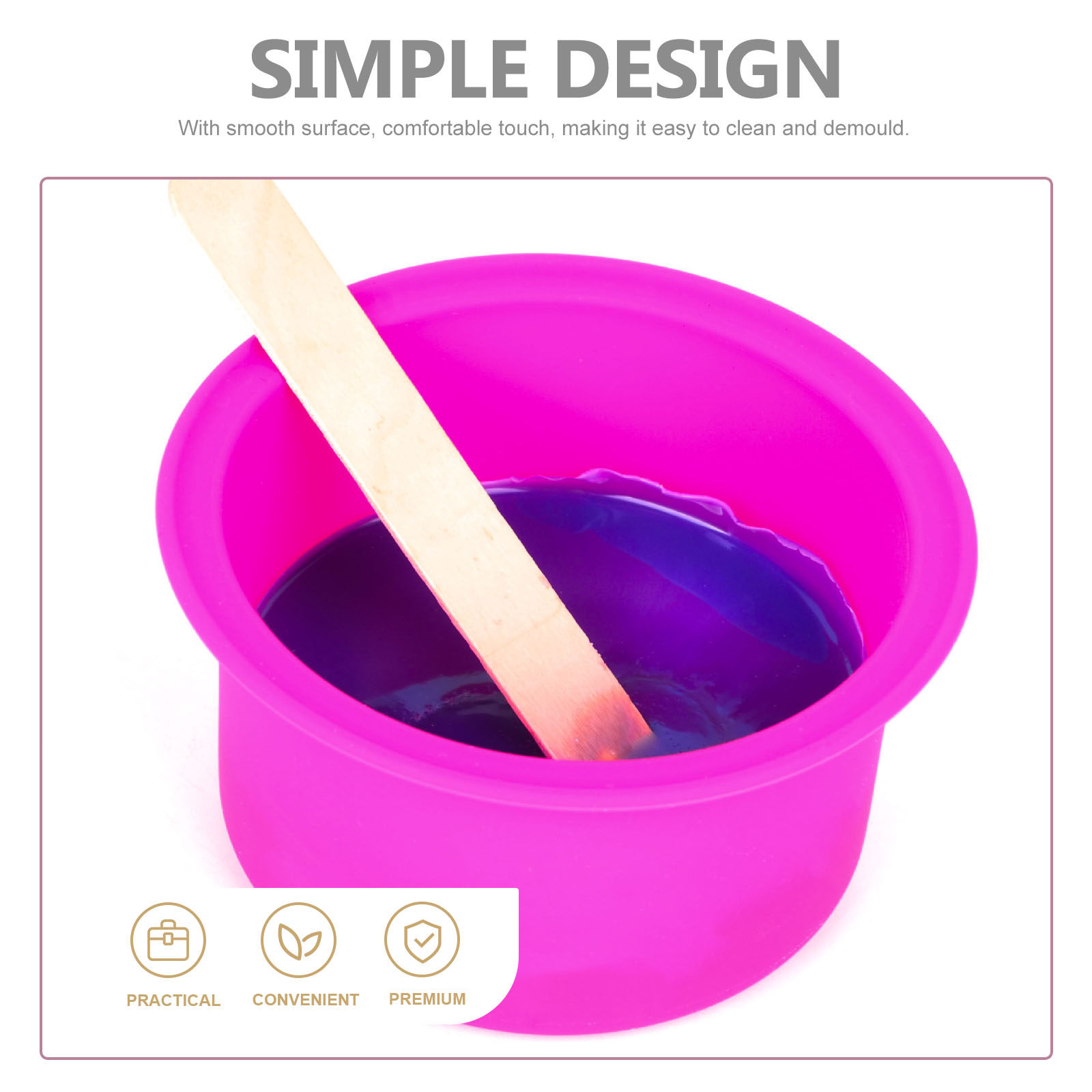 Pink Silicone Wax Melting Pot  - Wax Melting Pot บทวิจารณ์และราคา