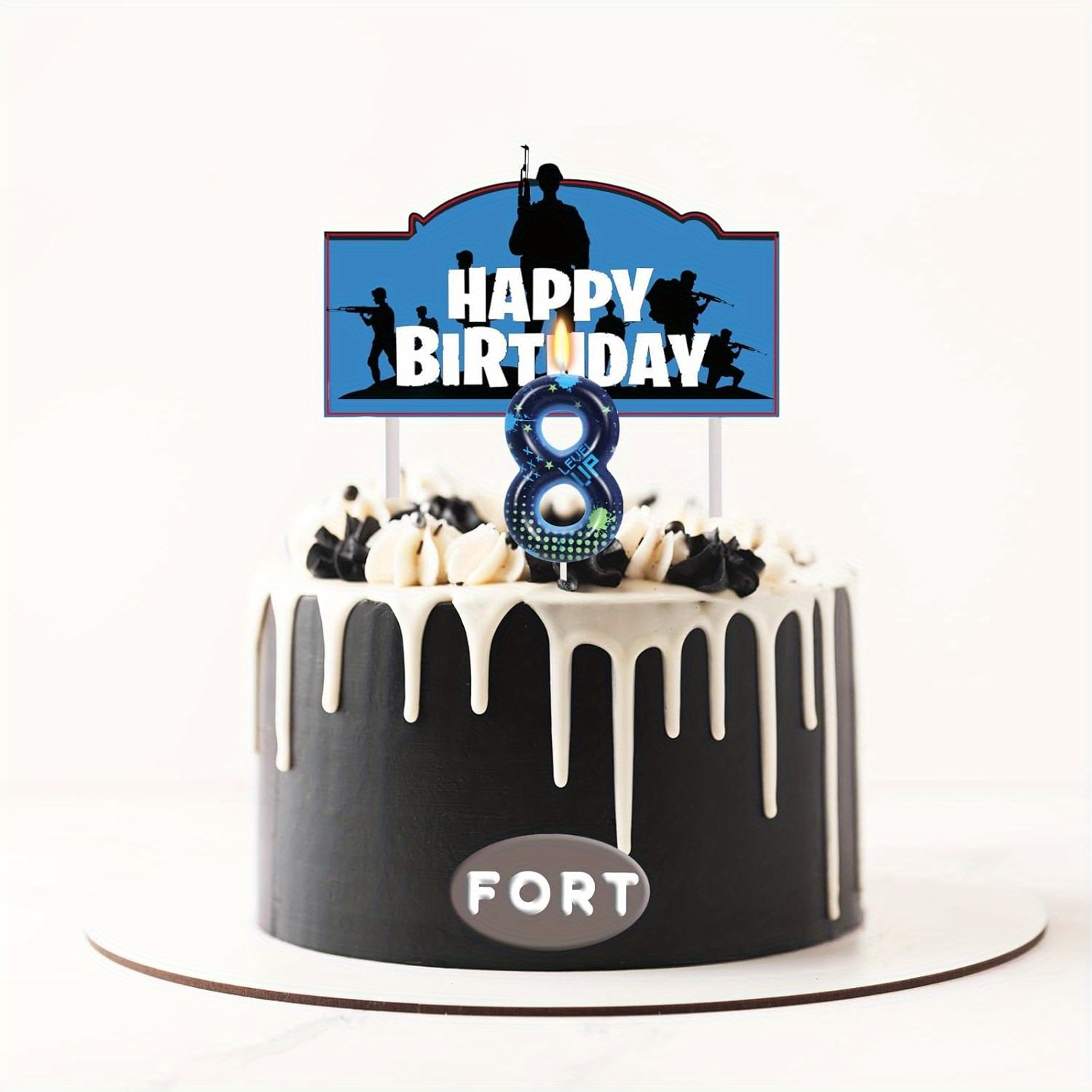 Blue Game Boy 0-9 Birthday Can - Candle For Supplies บทวิจารณ์และราคา