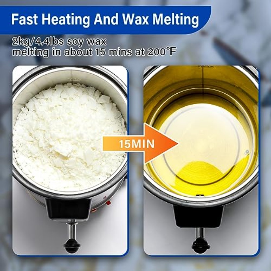 Electric Non-Stick Candle Wax  - Wax Melting Pot บทวิจารณ์และราคา
