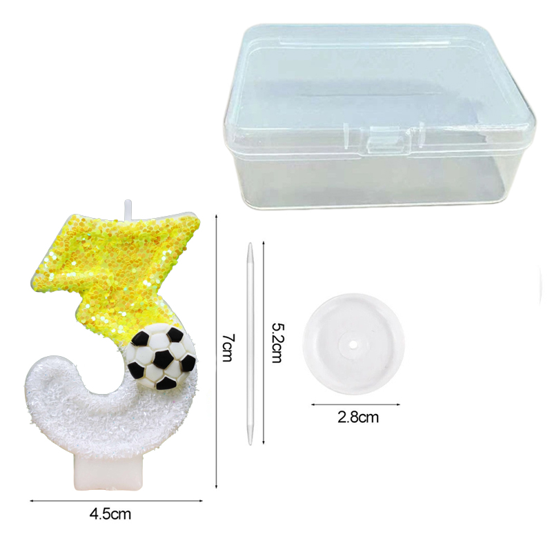 Yellow White Sequins Sports Fo - Candle For Supplies บทวิจารณ์และราคา