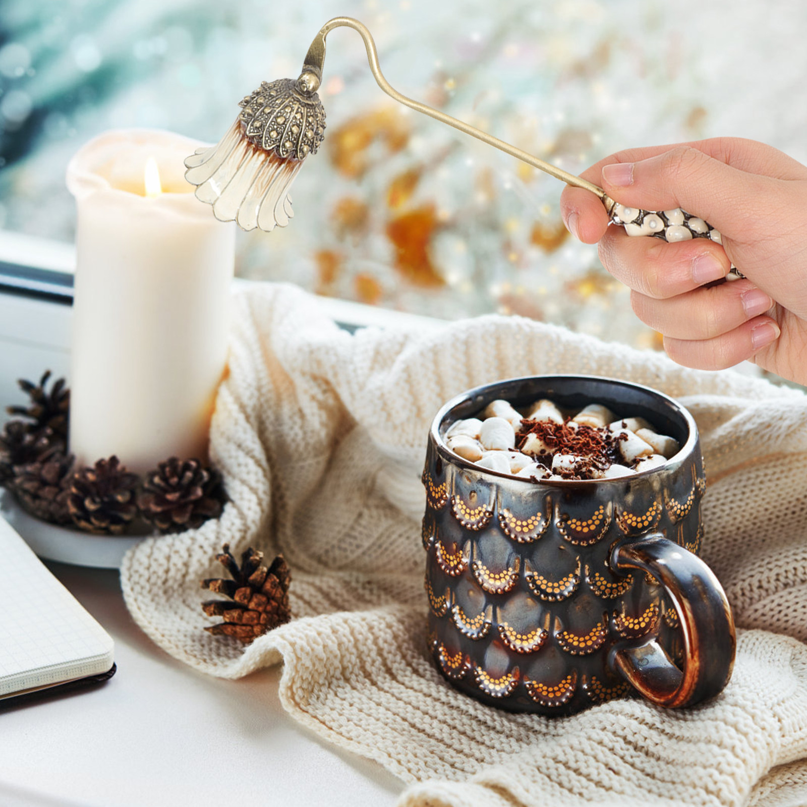 Snuffer Aromatherapy Tool Meta - Candle For Supplies บทวิจารณ์และราคา