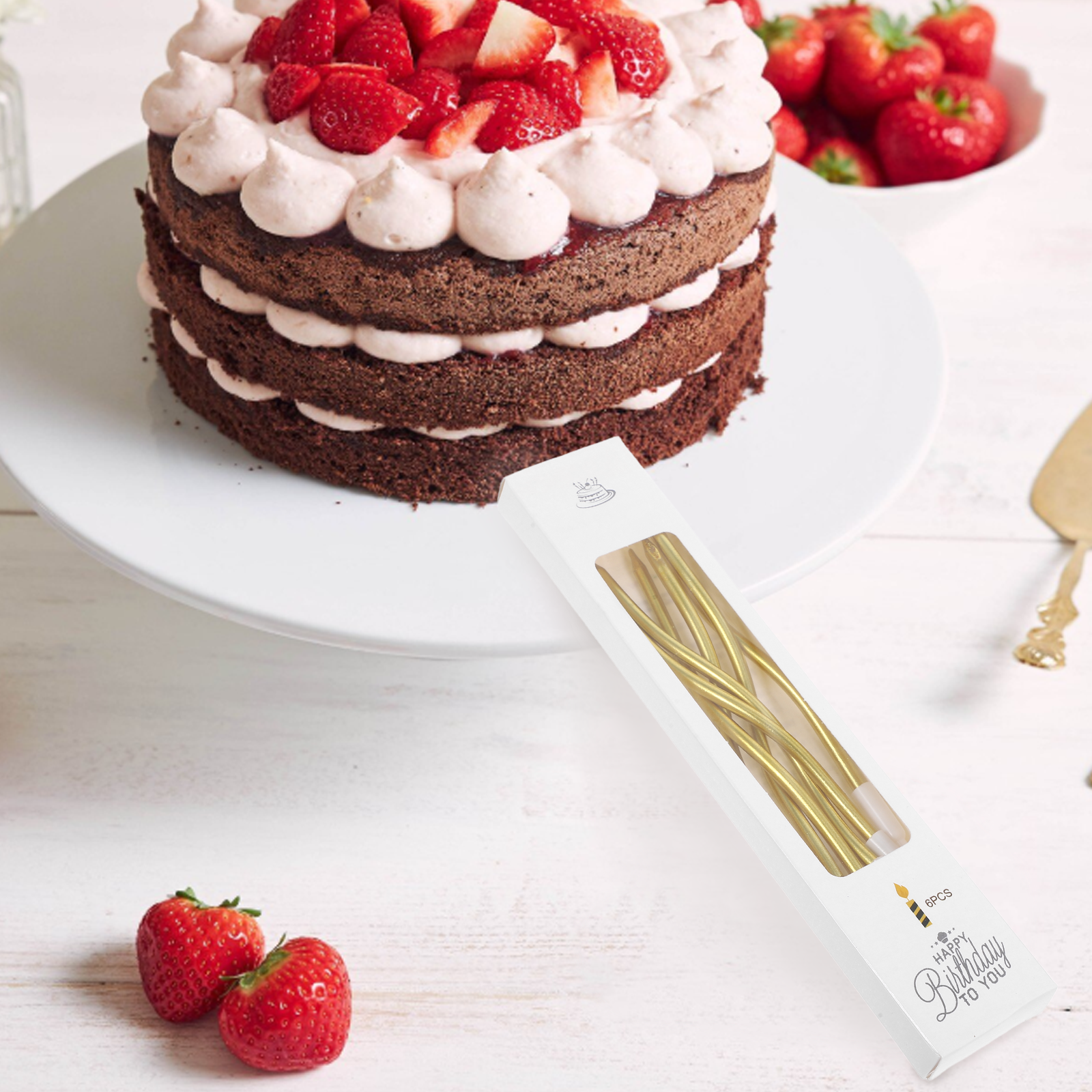 72Pcs Spiral Birthday Candles  - Candle For Supplies บทวิจารณ์และราคา