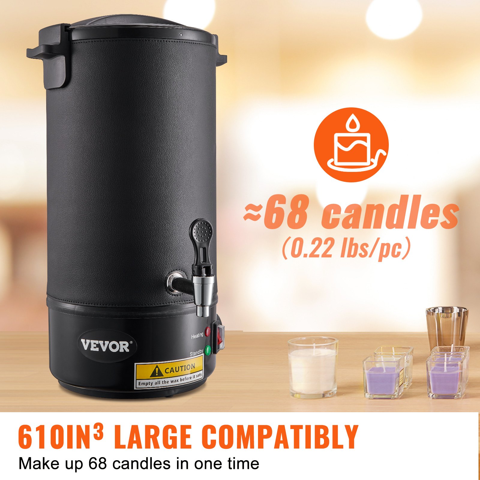 10 L Wax Melter For Candle Mak - Wax Melting Pot บทวิจารณ์และราคา
