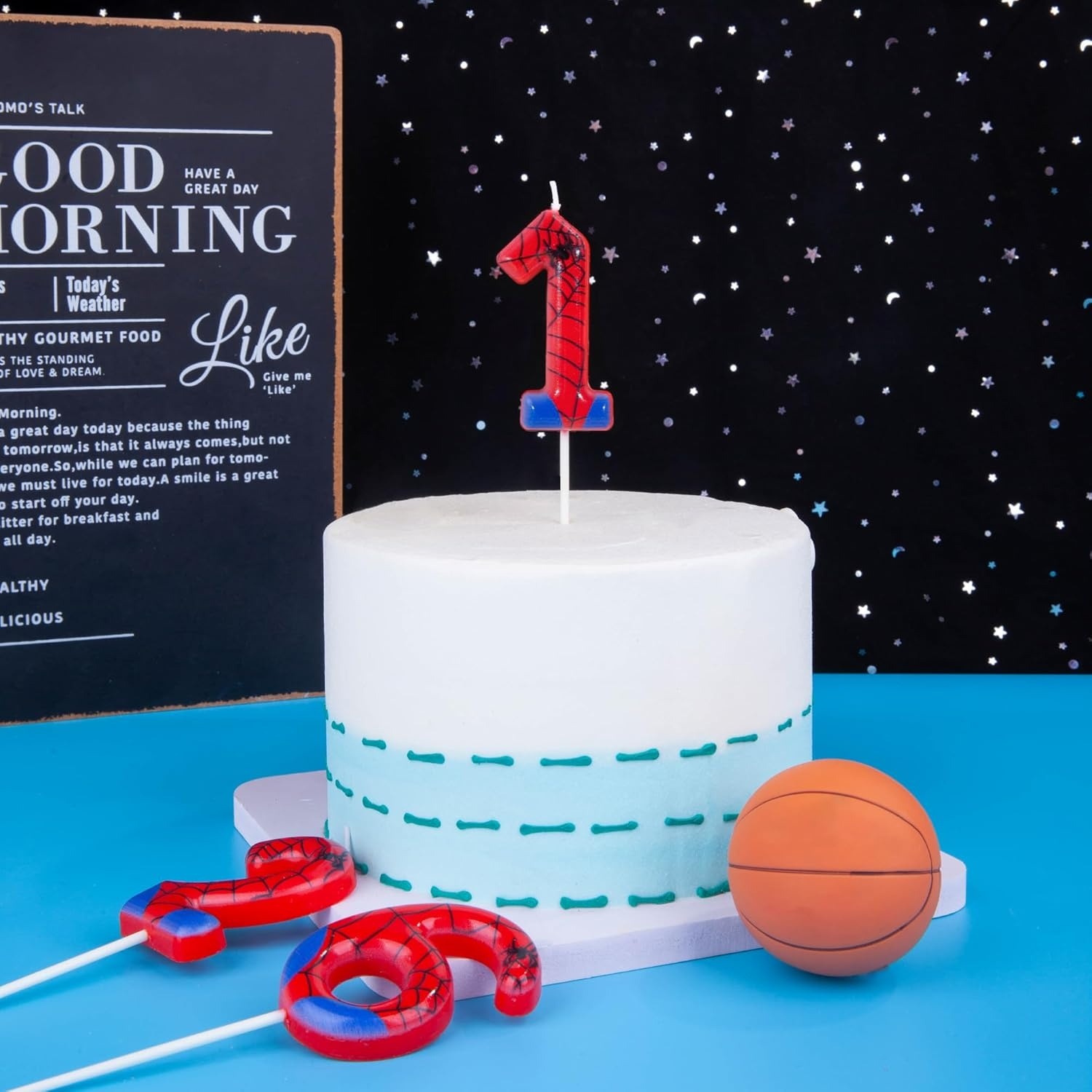 Spider Party 0-9 Birthday Cand - Candle For Supplies บทวิจารณ์และราคา