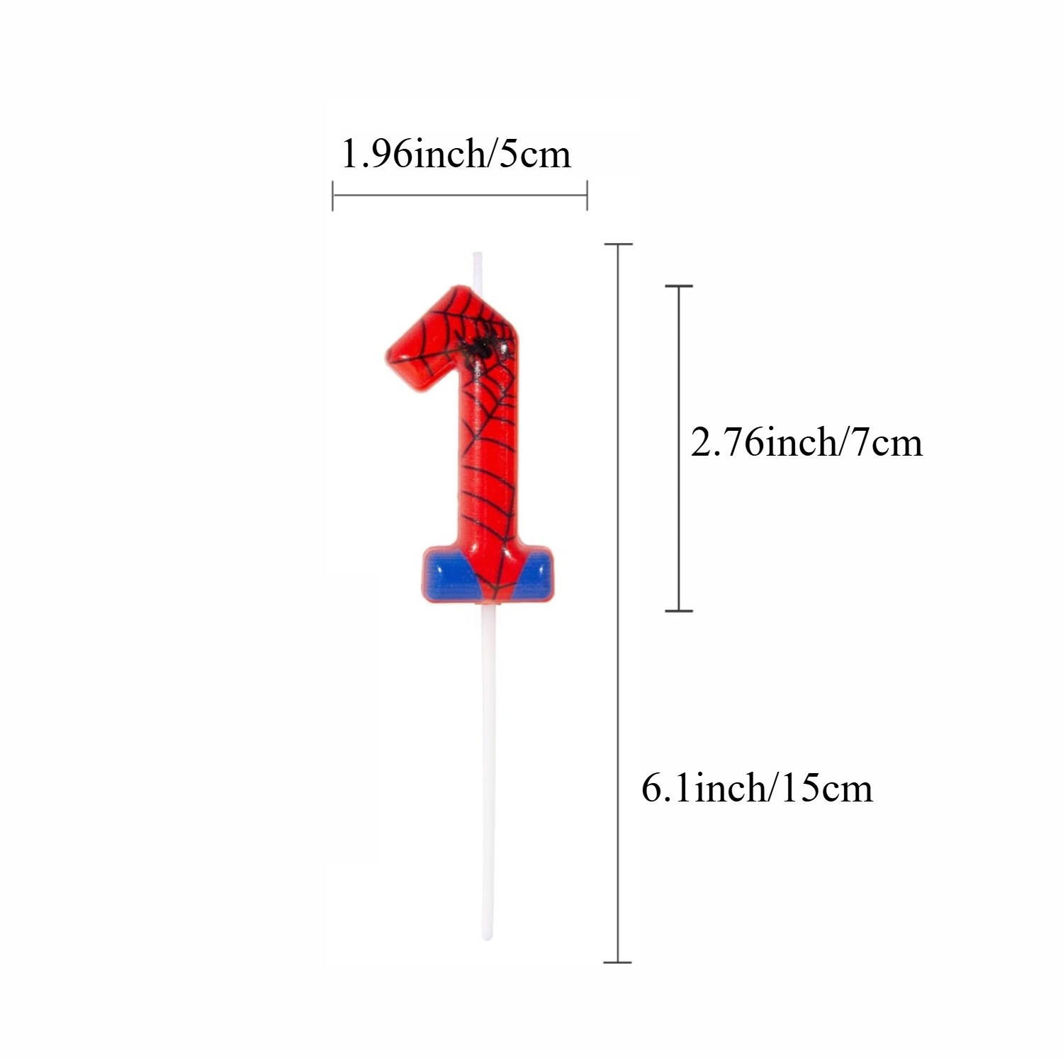 Spider Party 0-9 Birthday Cand - Candle For Supplies บทวิจารณ์และราคา