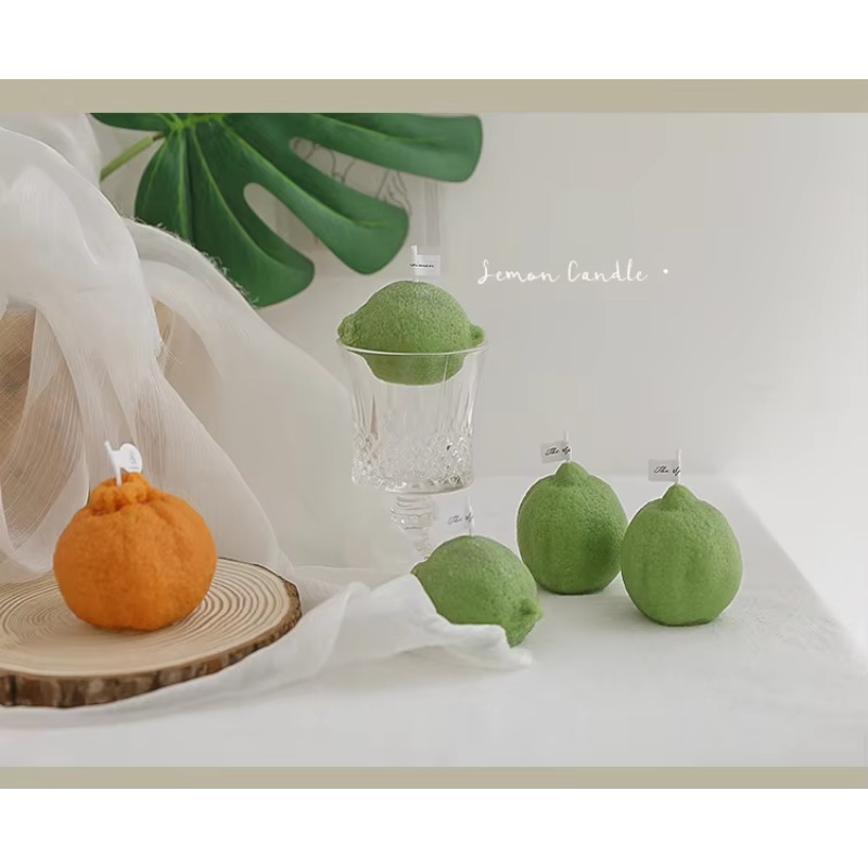 Custom Home Decoration Lemon C - Candle For Supplies บทวิจารณ์และราคา