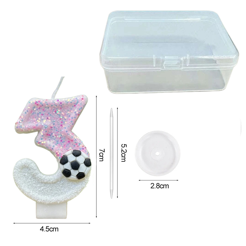 Pink White Sequins Sports Foot - Candle For Supplies บทวิจารณ์และราคา